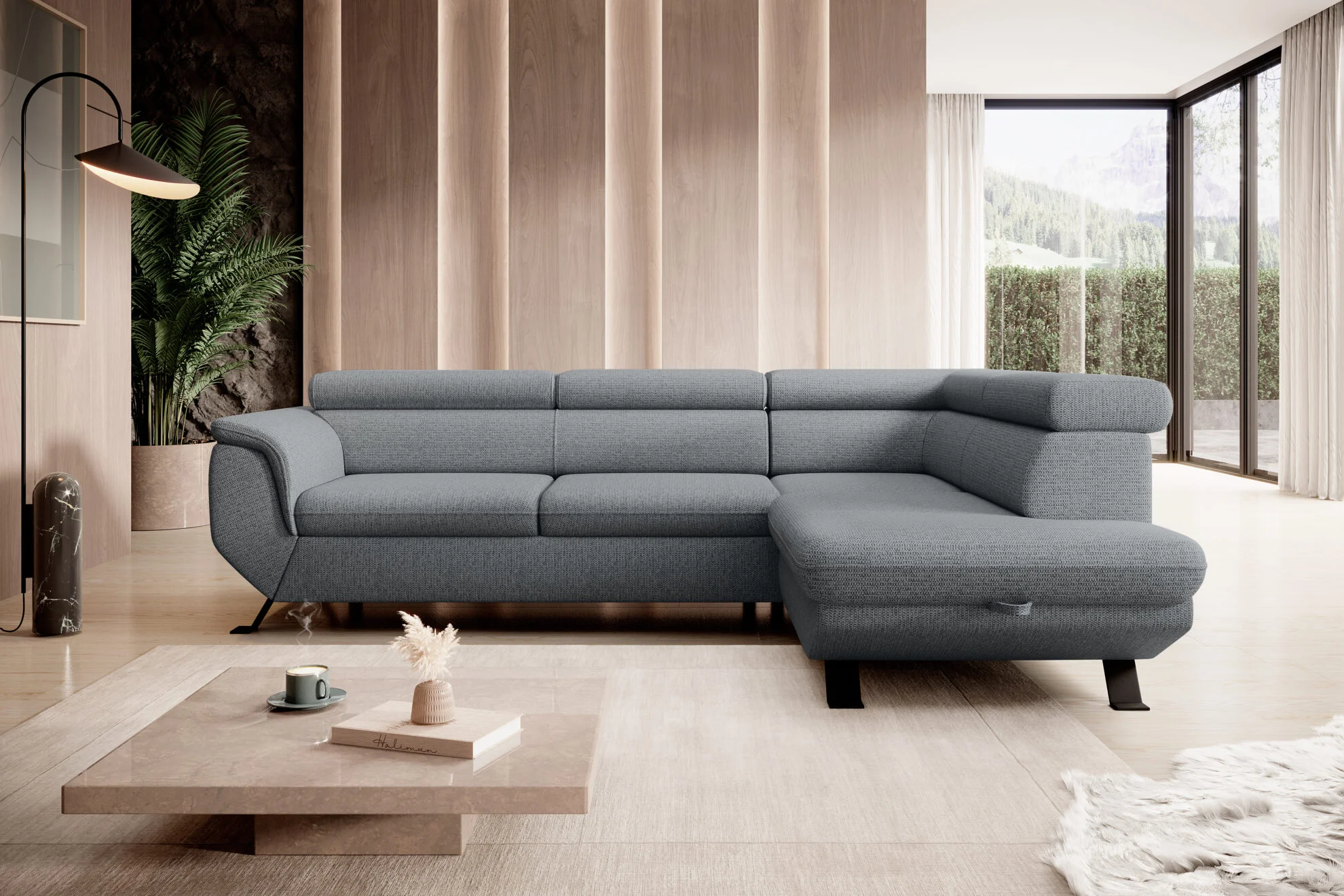 Raven L Ecksofa